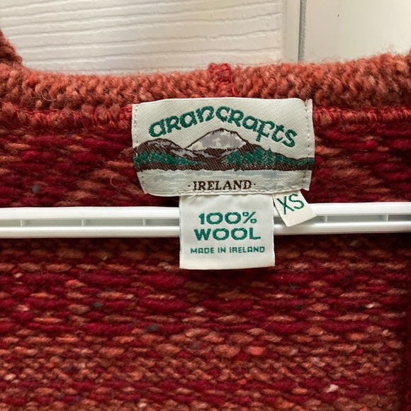 Celtic Aran Crafts Hoodie Long Cardigan Coatigan - Picture 2 of 3